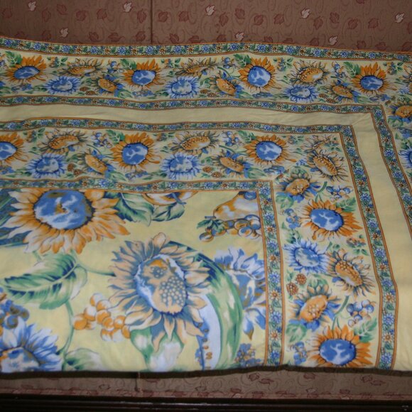 Vintage April Cornell tablecloth, 100% cotton, large - Picture 1 of 2